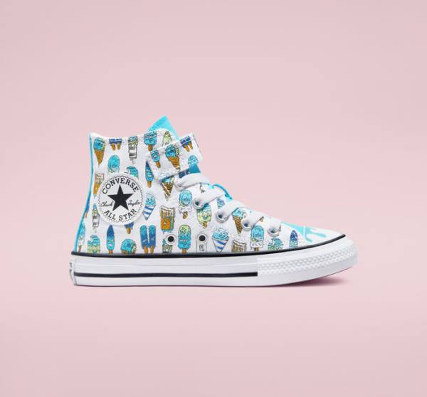 Boty Vysoké Converse Chuck Taylor All Star Easy-On Frozen Treats Bílé Blankyt Světle Zelene | CV-027XDJ