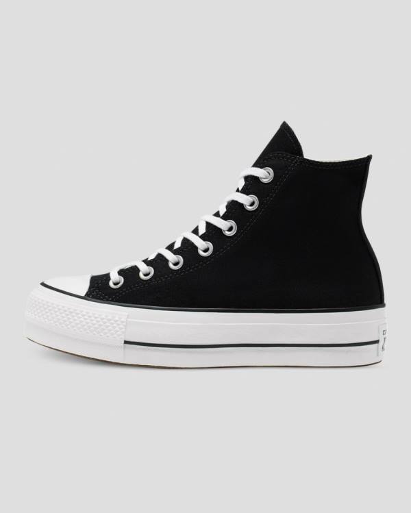 Boty Vysoké Converse Chuck Taylor All Star Lift Platene Černé | CV-103OFS