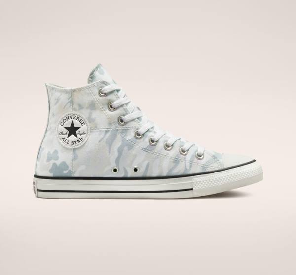 Boty Vysoké Converse Chuck Taylor All Star Split Panel Camo Bílé Šedé | CV-134JUN