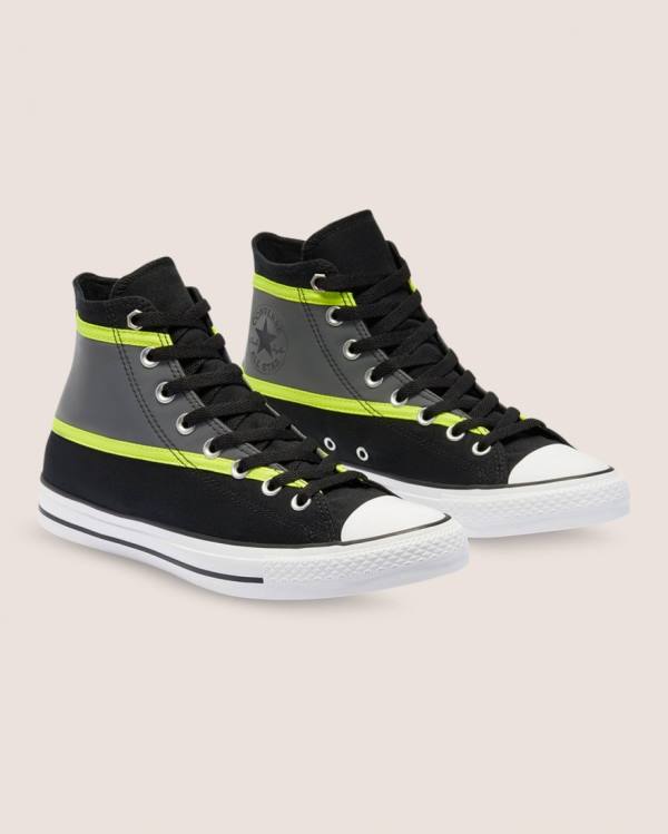 Boty Vysoké Converse Chuck Taylor All Star Hi-Vis Černé | CV-135BXZ