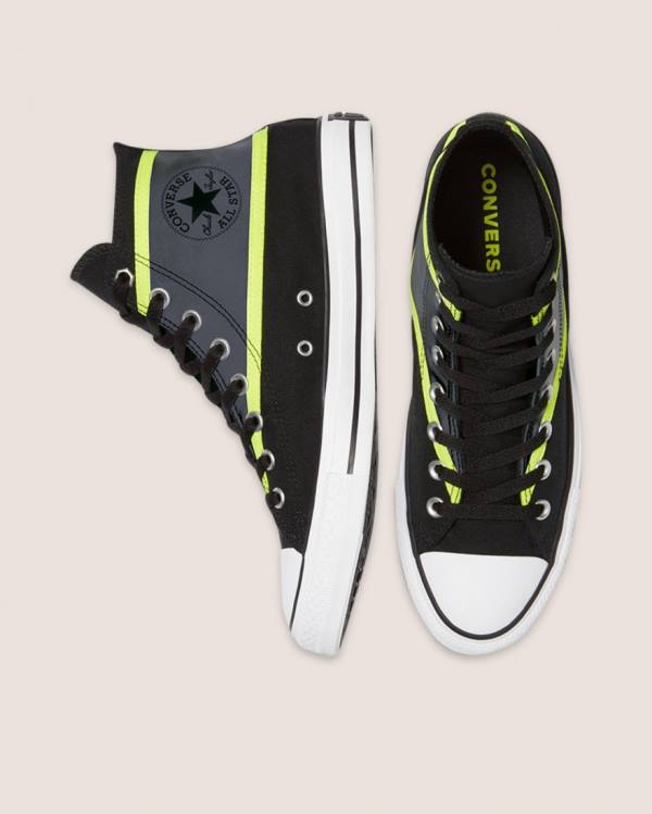 Boty Vysoké Converse Chuck Taylor All Star Hi-Vis Černé | CV-135BXZ