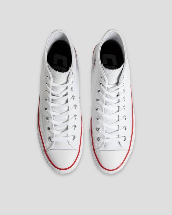 Boty Vysoké Converse Chuck Taylor All Star Pro Platene Bílé | CV-153YPD