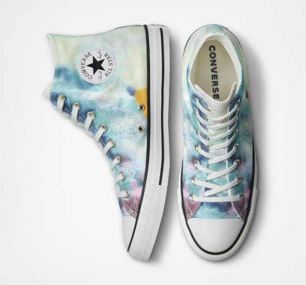 Boty Vysoké Converse Chuck Taylor All Star Tie-Dye Viacfarebný Černé | CV-215FCK