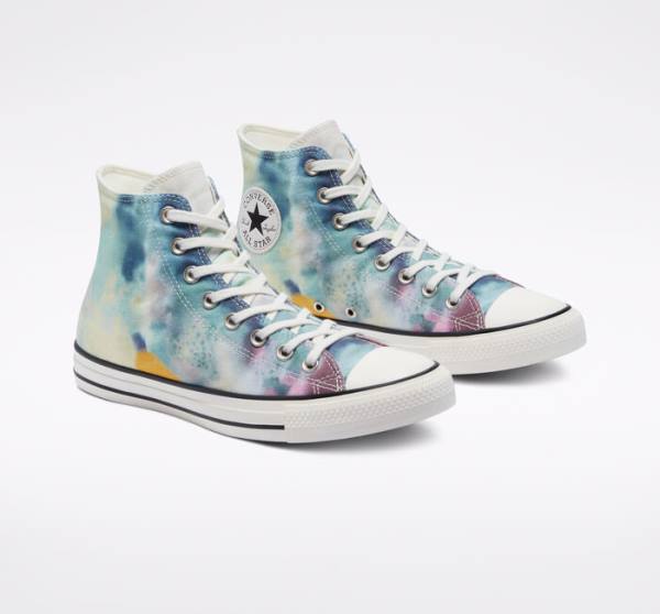 Boty Vysoké Converse Chuck Taylor All Star Tie-Dye Viacfarebný Černé | CV-215FCK