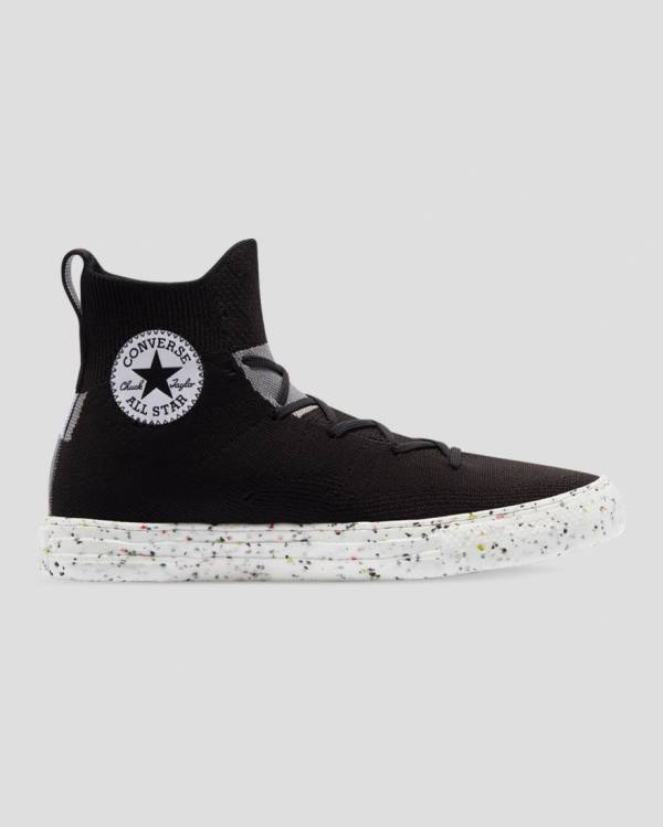 Boty Vysoké Converse Chuck Taylor All Star Crater Renew Knit Černé | CV-257TBK