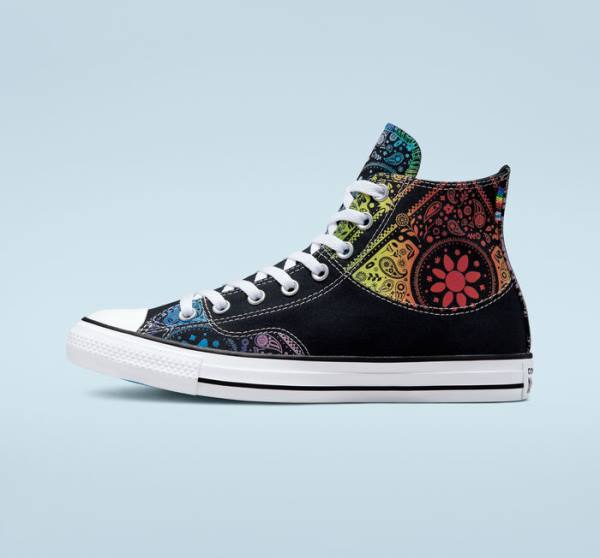 Boty Vysoké Converse Chuck Taylor All Star Pride Černé Červené | CV-297UIY