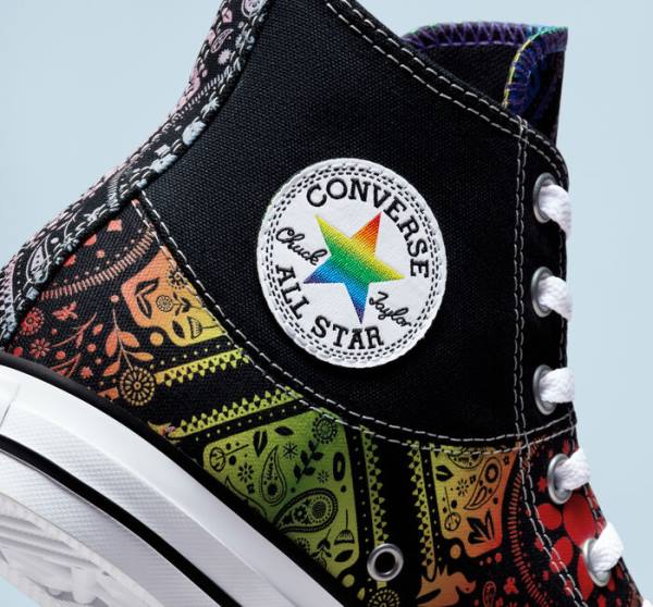 Boty Vysoké Converse Chuck Taylor All Star Pride Černé Červené | CV-297UIY