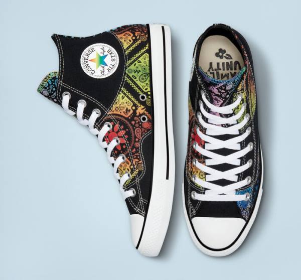 Boty Vysoké Converse Chuck Taylor All Star Pride Černé Červené | CV-297UIY