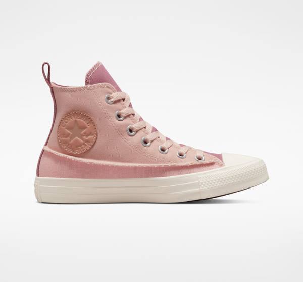 Boty Vysoké Converse Chuck Taylor All Star Crafted Platene Růžové Růžové Růžové | CV-326GHK