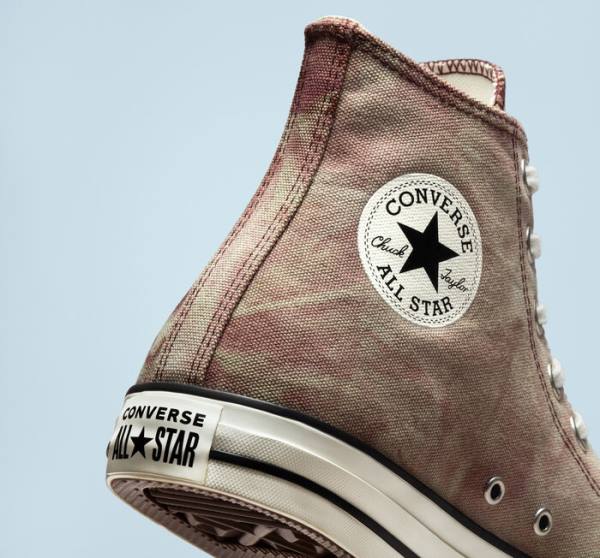 Boty Vysoké Converse Chuck Taylor All Star Washed Platene Černé | CV-382MDT