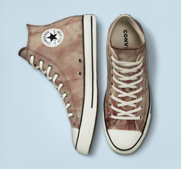 Boty Vysoké Converse Chuck Taylor All Star Washed Platene Černé | CV-382MDT