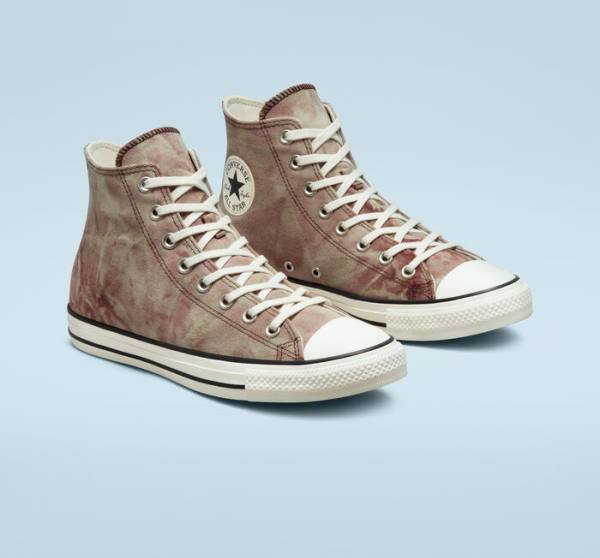 Boty Vysoké Converse Chuck Taylor All Star Washed Platene Černé | CV-382MDT