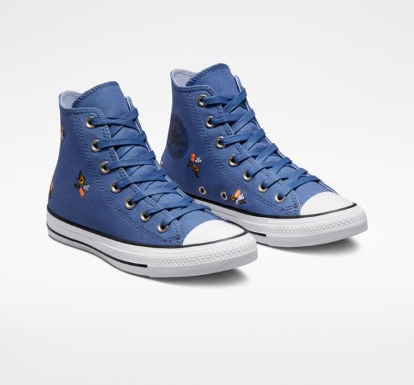 Boty Vysoké Converse Chuck Taylor All Star We Are Stronger Together Blankyt Indigo | CV-387VES