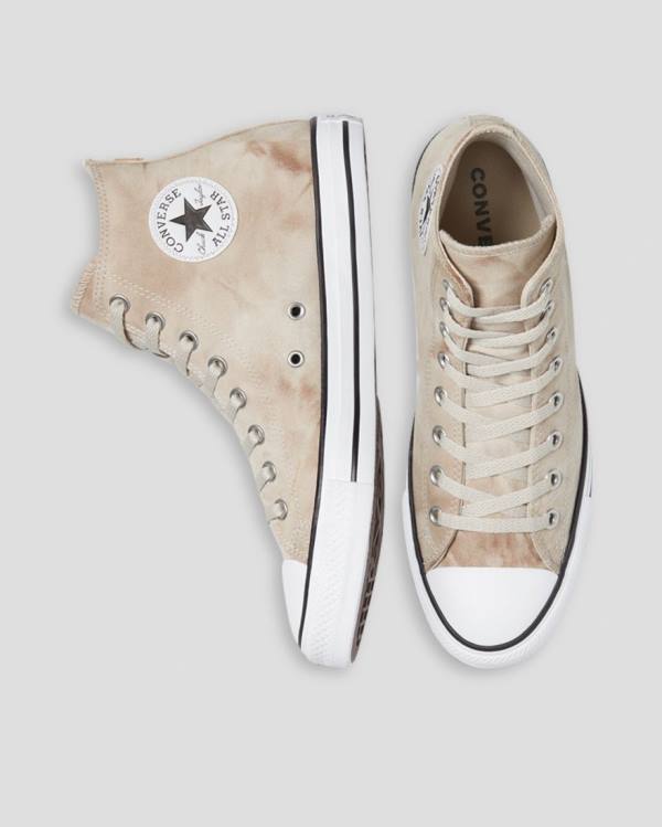 Boty Vysoké Converse Chuck Taylor All Star Summer Daze Wash Hnědožlutý | CV-397GLW