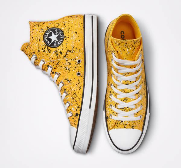 Boty Vysoké Converse Chuck Taylor All Star Archive Paint Splatter Bílé | CV-460AYW