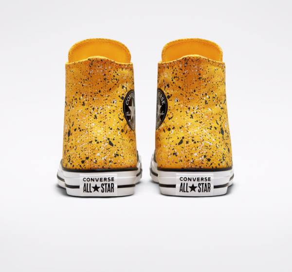 Boty Vysoké Converse Chuck Taylor All Star Archive Paint Splatter Bílé | CV-460AYW