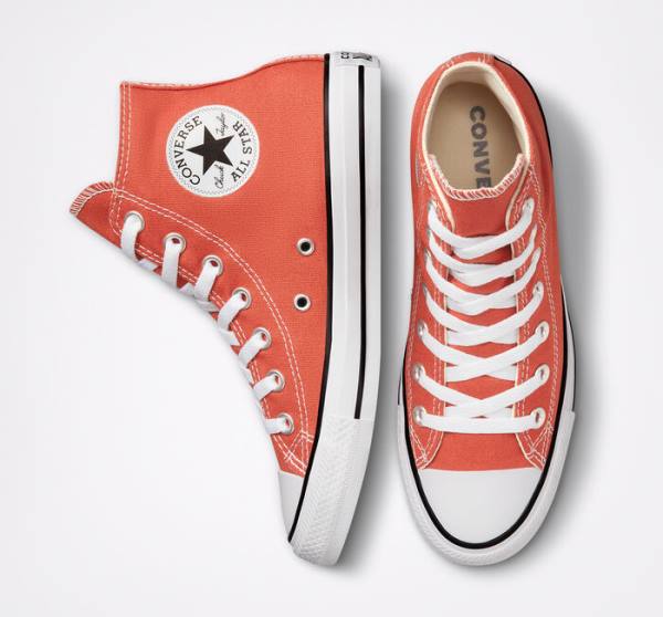 Boty Vysoké Converse Chuck Taylor All Star Seasonal Color Oranžové | CV-543KCH