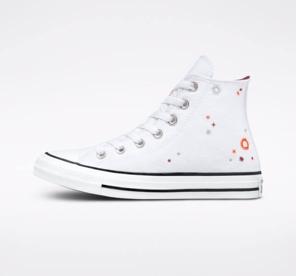 Boty Vysoké Converse Chuck Taylor All Star You Are On The Right Path Bílé | CV-591TOA