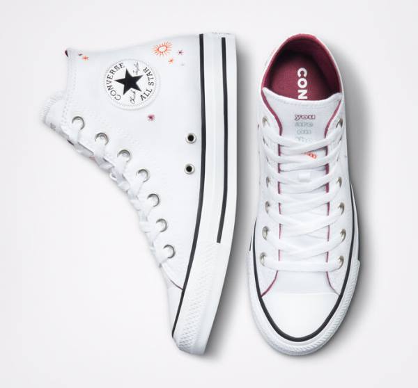 Boty Vysoké Converse Chuck Taylor All Star You Are On The Right Path Bílé | CV-591TOA