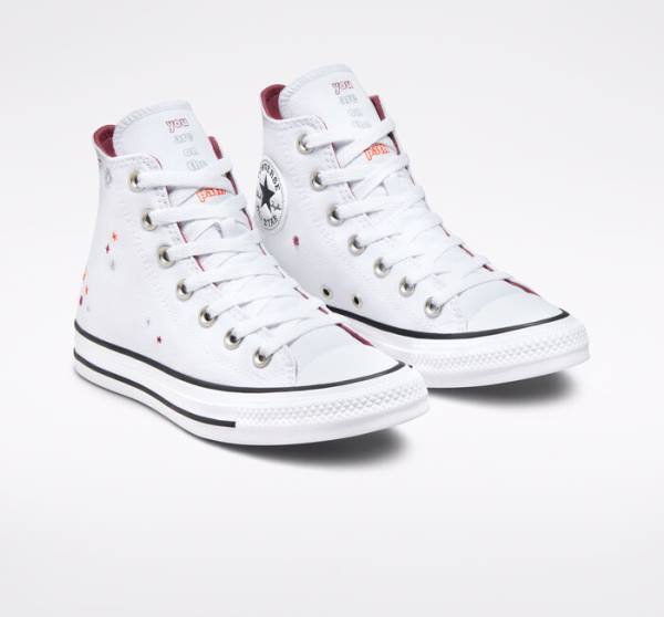 Boty Vysoké Converse Chuck Taylor All Star You Are On The Right Path Bílé | CV-591TOA