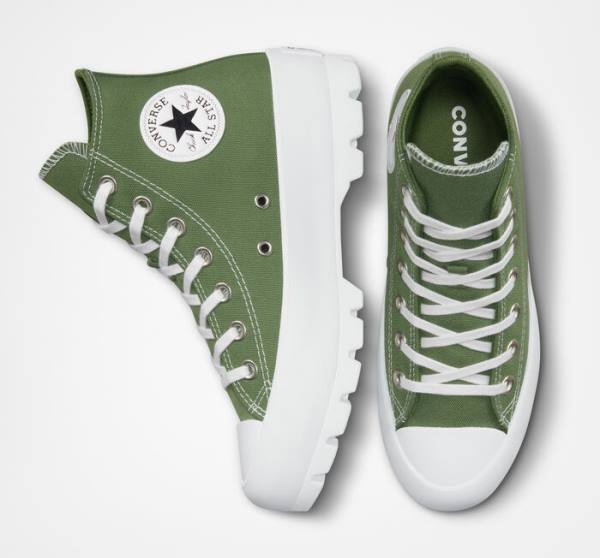 Boty Vysoké Converse Chuck Taylor All Star Lugged Seasonal Color Bílé Černé | CV-617CRD