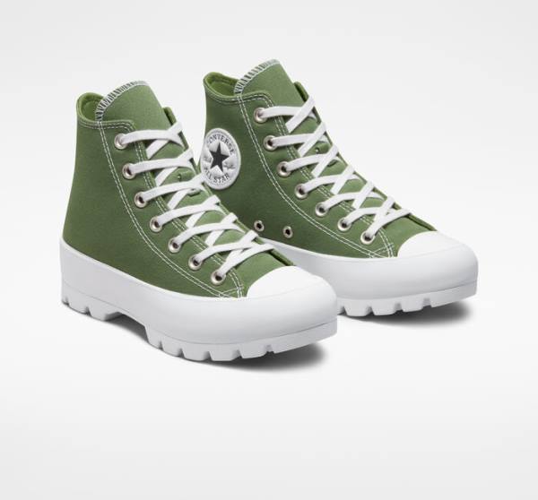 Boty Vysoké Converse Chuck Taylor All Star Lugged Seasonal Color Bílé Černé | CV-617CRD