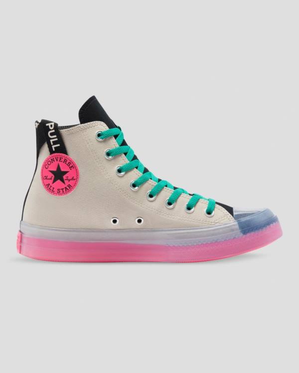 Boty Vysoké Converse Chuck Taylor All Star CX Pull Tab Béžový | CV-649AIM