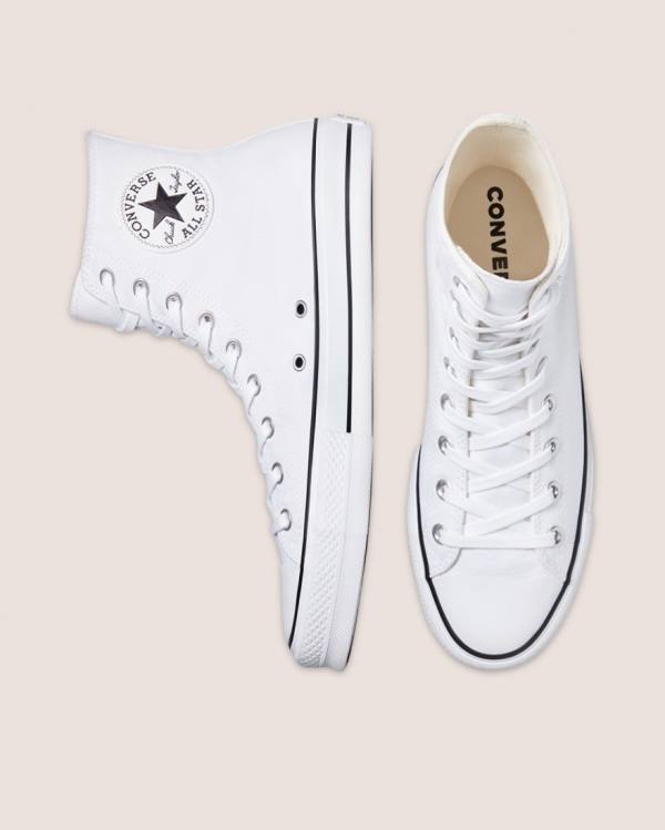 Boty Vysoké Converse Chuck Taylor All Star Lift X Bílé | CV-759WMS