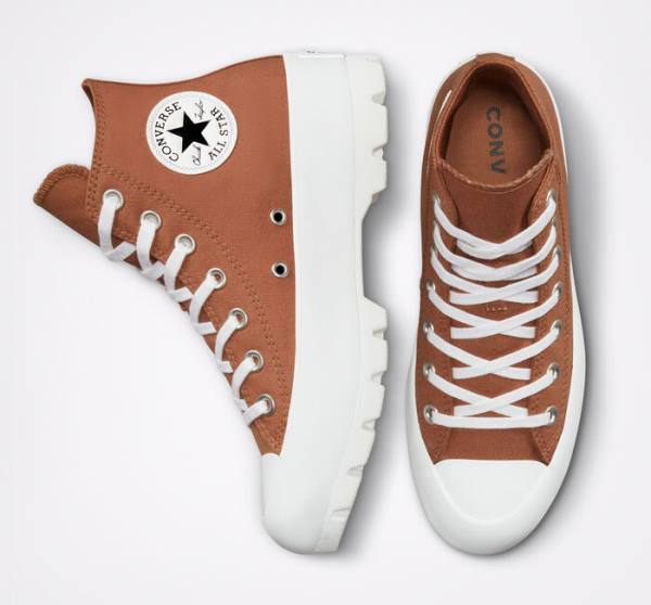 Boty Vysoké Converse Chuck Taylor All Star Lugged Seasonal Color Bílé Černé | CV-825JQO