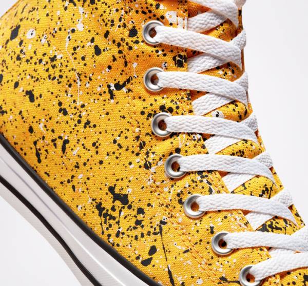 Boty Vysoké Converse Chuck Taylor All Star Archive Paint Splatter Bílé | CV-846BJX