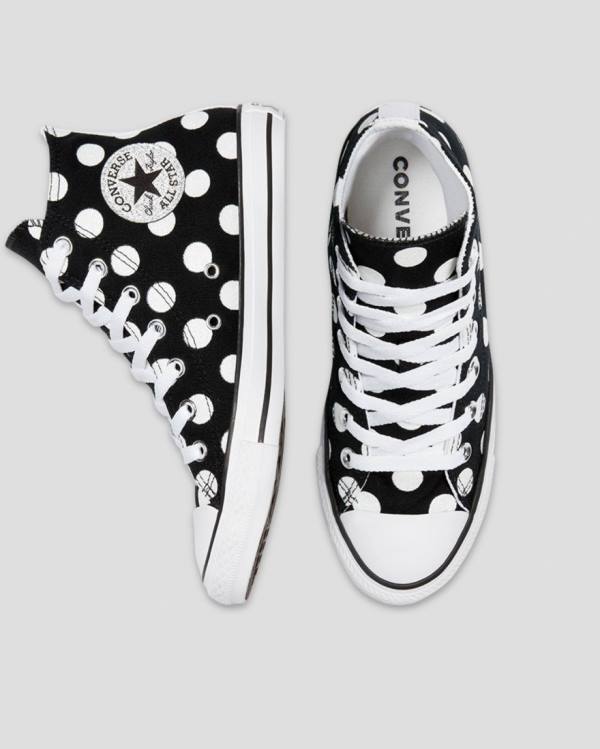 Boty Vysoké Converse Chuck Taylor All Star Glitter Shine Černé | CV-964ISZ