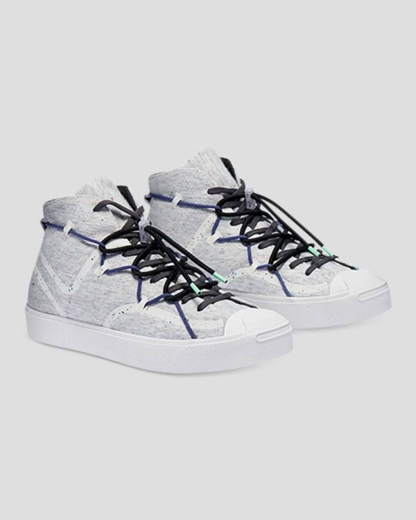 Boty Vysoké Converse Jack Purcell Ralley Morphlon Šedé | CV-430DQV