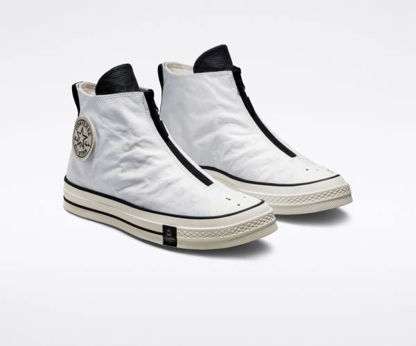 Boty Vysoké Converse Joshua Vides Chuck 70 Bílé Černé | CV-639PAR