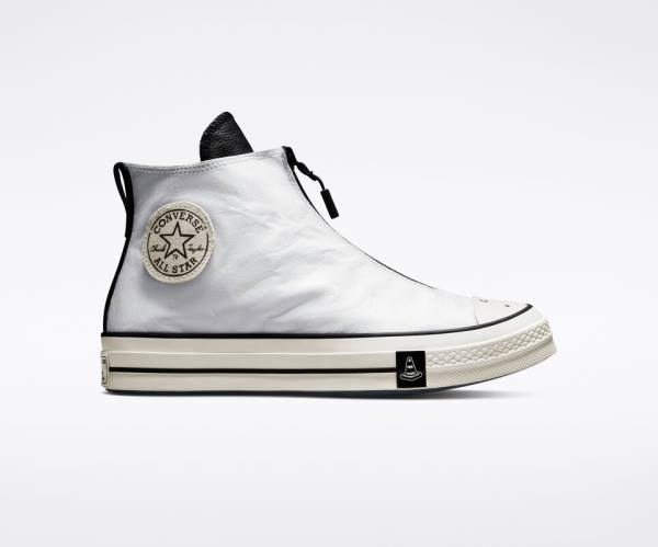 Boty Vysoké Converse Joshua Vides Chuck 70 Bílé Černé | CV-639PAR