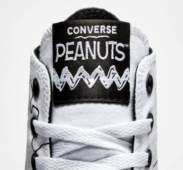 Boty Vysoké Converse Peanuts Chuck Taylor All Star Bílé Černé Červené | CV-961QKW