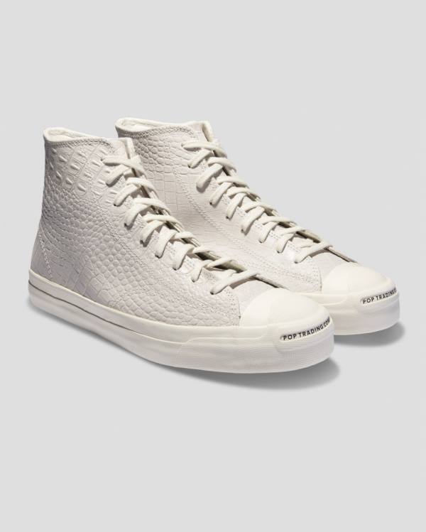 Boty Vysoké Converse Pop Trading Co Jack Purcell Pro Béžový | CV-394AHE