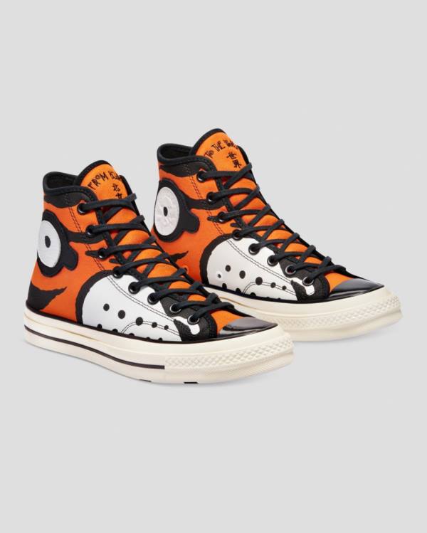 Boty Vysoké Converse Soulgoods Chuck 70 Oranžové Bílé | CV-203MPE