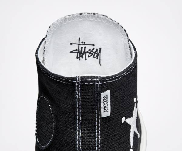 Boty Vysoké Converse Stussy Chuck 70 Černé Bílé | CV-435ILT