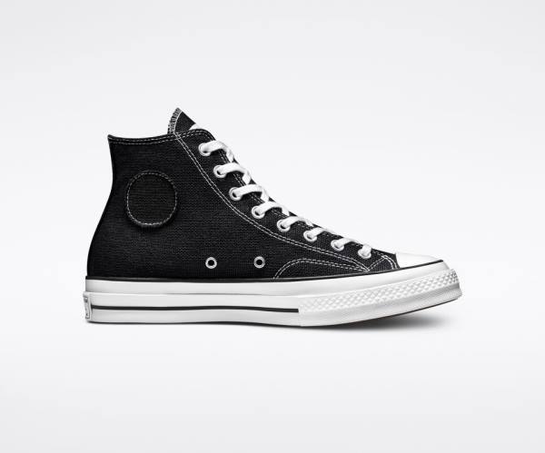 Boty Vysoké Converse Stussy Chuck 70 Černé Bílé | CV-794TON