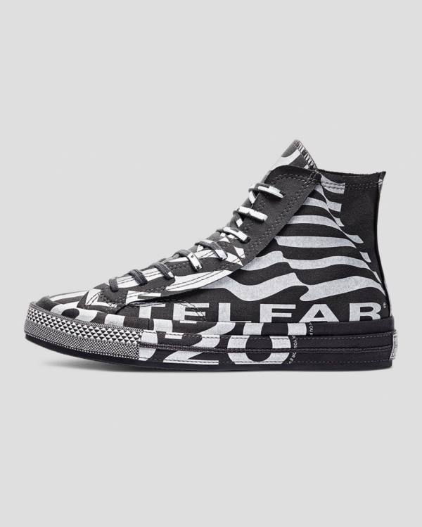 Boty Vysoké Converse Telfar Chuck 70 Černé | CV-632YRD