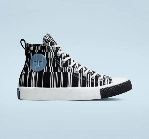 Boty Vysoké Converse UNT1TL3D Translucent Barcode Černé Bílé Indigo | CV-519FEB