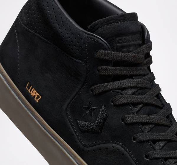 Skate Boty Converse CONS Louie Lopez Pro Nubuck Læder Černé Světle Hnědé | CV-230LAO