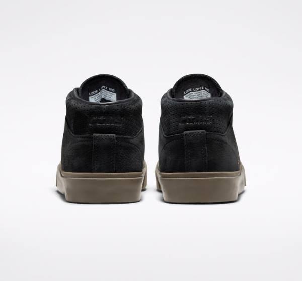 Skate Boty Converse CONS Louie Lopez Pro Nubuck Læder Černé Světle Hnědé | CV-230LAO