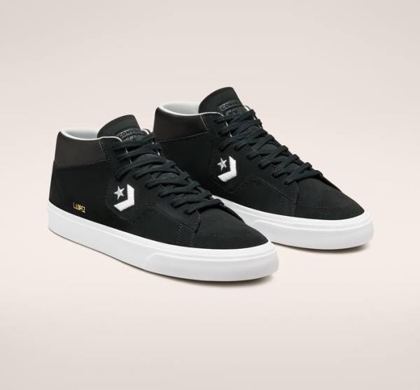 Skate Boty Converse CONS Louie Lopez Pro Mid Černé Bílé | CV-481PCI