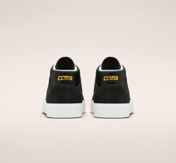 Skate Boty Converse CONS Louie Lopez Pro Mid Černé Bílé | CV-481PCI