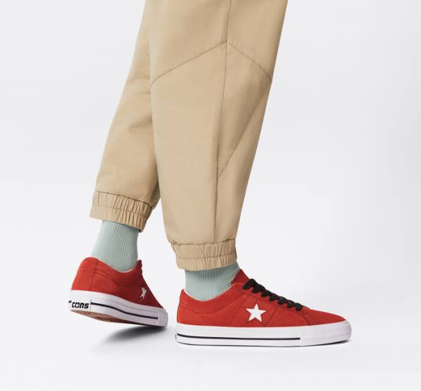 Skate Boty Converse CONS One Star Pro Semišové Černé Bílé | CV-359JCF